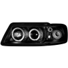 AUDI A3 96-03 Reflektory ANGEL EYES BLACK Ringi
