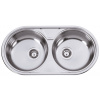 Kuchyňský dřez Sinks Dueto 847 V 0,6 mm, leštěný RDDUL8474446V