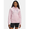 Women's sweatshirt Under Armour UA Rival Flc Shimmer Hdy-PNK - Women's ružová L Under Armour 198632738146