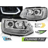 Tuning-tec SVETLOMETY TUBE LIGHT DRL CHROME SEQ pasuje na VW T5 2010-2015