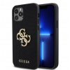 Guess PU Perforated 4G Glitter Metal Logo Zadný Kryt pre iPhone 12/12 Pro 14536011