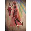 CUKROVÁ TLAČ jedlý obrázok na tortu Cukrová hmota Michael Jordan NBA Kôš Chicago