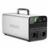 EVOLVEO Evolveo PowerCharge 1000, nabíjecí stanice, 40,5 Ah, 1036,8 Wh, 2× 230 V zásuvka, 1× 12 V zásuvka, 4× USB-A, 1× USB-C
