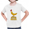 Chicken Banana - detské tričko s potlačou - Tričkový | 9 | 11 | Biela