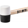 Kladivo Strend Pro HM232 450 g, 300mm, gumené, BlackWhiteHead, drevená rúčka