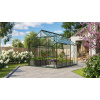 Skleník VITAVIA URANUS 8300 číre sklo 3 mm zelený LG1041 - Vitavia Garden - klasický skleník so sedlovou strechou - oceľové sponky - hliníkový skleník - dvojkrídlové posuvné - 15 rokov na vybrané vlas