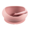 Zopa Silikónová miska so zvýšenými okrajmi a s prísavkou Varianta: Old Pink
