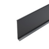 Lišta soklová Cezar LP80 Sivá tmavá RAL7021 celohliníková 80x10x2500 mm 2.5 bm W-AL-LP80FCE-7021-250-MM [808456]