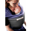 Baby šatka Je Porte Mon Bébé Iris/Charcoal grey (elastické baby šatky JPMBB Original)
