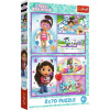Trefl Puzzle Gabby's Dollhouse 2 x 70 Zahrajte si s Gabby