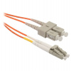Solarix pigtail 50/125 LCpc/SCpc MM OM2 1m duplex SXPC-LC/SC-PC-OM2-1M-D (70232115)