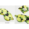 Maska na spanie - Očná kapela plochá laická spoločnosť Black, Multi -Colored, Yellow (Ploché ležiace citrón Eyeband 1GBA)