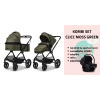 MOON CLICC Kombi set 3V1 - MOSS GREEN MELANGE
