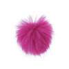 Kožešinová bambule s poutkem Ø8 cm Varianta: 4 pink, Balení: 1 ks