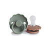 Frigg Dvojbalenie cumlíkov frigg daisy lily pad/ rose gold, 0-6m, silikón