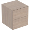 Geberit ONE - Bočná skrinka 45x49x47 mm, 2 zásuvky, dub 505.077.00.5