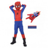 Detský kostým Spiderman s vystreľovačom 122-134 L