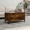 VidaXL Kávový stolík, dymový dub, 90x44,5x45