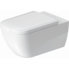 DURAVIT Happy D.2 závesné WC Rimless s hlbokým splachovaním, 365 x 620 mm, biela, 2550090000