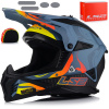 Crossová prilba LS2 MX708 Fast II Wash Matt Dark Grey, homologácia ECE 22.06