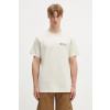 Bavlnené tričko Fjallraven Fjällräven Heavy Classic T-shirt pánske, béžová farba, s potlačou, F12600232