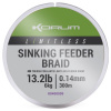 Korum Splietaná Šnúra Limitless Sinking Feeder Braid 300 m 0,16 mm 7 kg