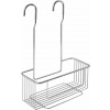 AQUALINE 37006 Chrom line polica do sprchy závesná, na batériu, strieborná