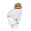 Roxy Peak Chic Beanie, One Size, Biela, ZĽAVA