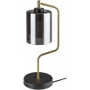 Rabalux Perez stolová lampa 1x40 W čierna-dymová 74202