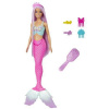 Mattel Rozprávková bábika s dlhými vlasmi - morská panna Barbie