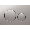 Geberit Sigma20 Ovládacie tlačidlo splachovania, lakovaný chróm mat/chróm 115.882.JQ.1