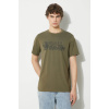 Tričko Fjallraven Lush Logo T-shirt M pánske, zelená farba, vzorované, F12600219.625 L