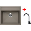 Sinks Solo 560 Truffle + Arco čierny matný