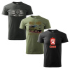 Tričko 3x akciový set - SVK znak grey + UAZ + ČSSR M
