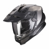 Moto přilba SCORPION ADF-9000 AIR TRAIL matná černo/stříbrná - Velikost M