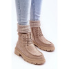 Béžové semišové workery pre dámy, A5200-39 BEIGE__27970-38 38