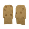 LODGER Dojčenské rukavičky Mittens Print Rib Honey
