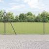 zahrada-XL Plot s stĺpmi Sivá 1.5 x 10 m Oceľ 3352533