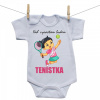 Boodyy Body s krátkym rukávom Keď vyrastiem budem tenistka 92 (18-24 mesiacov)