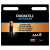 Alkalické batérie DURACELL OPTIMUM AAA LR3 8ks