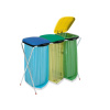 Kôš odpadkový stojan na triedený odpad ECOFIX3, mix farieb