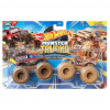 Hot Wheels Monster Trucks: Demolition Doubles Land Rover vs Town Hauler 2-dielna sada monster autíčok 1/64 - Mattel