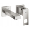 Grohe Eurocube - Umývadlová batéria pod omietku, 2-otvorová inštalácia, supersteel 19895DC0