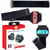 JYS Poutko na zápěstí držák na zápěstí a nohu pro Nintendo Switch / Switch OLED + 2x prodlužovací popruh NS245