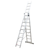 Fieldmann FZZ 4309 Trojdielny rebrík 3×9