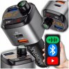 FM vysielač do auta Monpax, sada do auta Bluetooth 4.0 s nabíjačkou