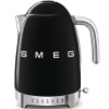 Smeg 50's Style KLF04BLEU kanvica s premenlivou teplotou čierna