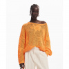 Dámský svetr DESIGUAL 25SWJF26 7009 JERS BRUMA 7009 ORANGE velikost M