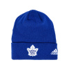 Pánska zimná čiapka Toronto Maple Leafs adidas NHL Basic Cuff Knit
