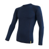 Triko dlouhé pánské SENSOR MERINO DOUBLE FACE tm. modré M